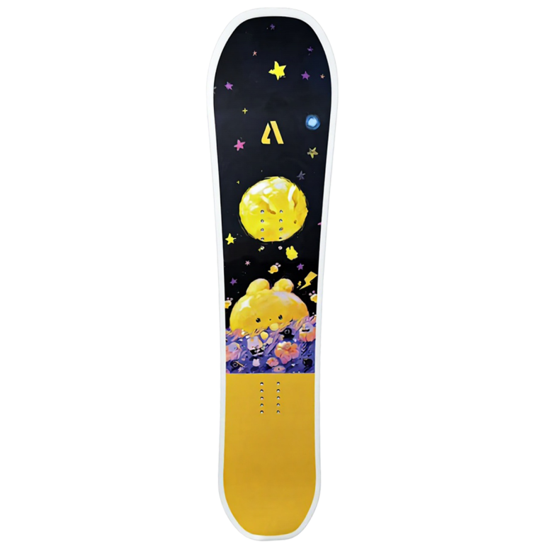 All Mountain True Twin Snowboard for Intermediate & Advanced Riders – Triaxial Fiberglass Construction – High-Speed Stability & Precision Edge Control