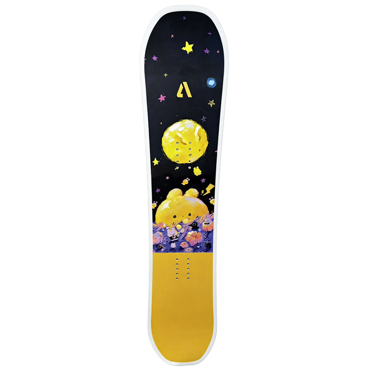 All Mountain True Twin Snowboard for Intermediate & Advanced Riders – Triaxial Fiberglass Construction – High-Speed Stability & Precision Edge Control